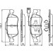 BOSCH | Bremsbelagsatz, Scheibenbremse | 0 986 494 680 BOSCH | Bremsbelagsatz, Scheibenbremse | 0 986 494 680