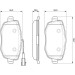 BOSCH | Bremsbelagsatz, Scheibenbremse | 0 986 494 075 BOSCH | Bremsbelagsatz, Scheibenbremse | 0 986 494 075