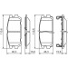 BOSCH | Bremsbelagsatz, Scheibenbremse | 0 986 494 137 BOSCH | Bremsbelagsatz, Scheibenbremse | 0 986 494 137