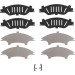 TRW | Bremsbelagsatz, Scheibenbremse | GDB3633