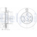 Delphi | Bremsscheibe | BG3909
