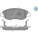 Meyle | Bremsbelagsatz, Scheibenbremse | 025 224 7619 Meyle | Bremsbelagsatz, Scheibenbremse | 025 224 7619