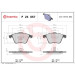 Brembo | Bremsbelagsatz, Scheibenbremse | P 24 057 Brembo | Bremsbelagsatz, Scheibenbremse | P 24 057