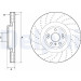 Delphi | Bremsscheibe | BG9185C