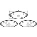 Hella | Bremsbelagsatz, Scheibenbremse | 8DB 355 031-751