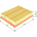 BOSCH F 026 400 553 Luftfilter