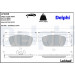 Delphi | Bremsbelagsatz, Scheibenbremse | LP2495 Delphi | Bremsbelagsatz, Scheibenbremse | LP2495