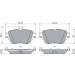 0 986 424 845 Bremsbelagsatz, Scheibenbremse