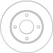 TRW | Bremsscheibe | DF4457 TRW | Bremsscheibe | DF4457