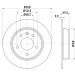 Hella | Bremsscheibe | 8DD 355 104-501