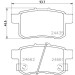 Hella | Bremsbelagsatz, Scheibenbremse | 8DB 355 013-631
