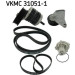 SKF | Wasserpumpe + Keilrippenriemensatz | VKMC 31051-1 SKF | Wasserpumpe + Keilrippenriemensatz | VKMC 31051-1