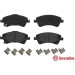 Brembo | Bremsbelagsatz, Scheibenbremse | P 83 109 Brembo | Bremsbelagsatz, Scheibenbremse | P 83 109