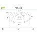 Valeo | Bremsscheibe | 186416 Valeo | Bremsscheibe | 186416