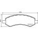 Hella | Bremsbelagsatz, Scheibenbremse | 8DB 355 023-331