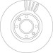 Bremsscheibe TRW SINGLE DF4813S