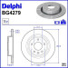 Delphi Bremsscheibe BG4279 Delphi Bremsscheibe BG4279