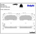 Delphi Bremsbelagsatz, Scheibenbremse LP1452