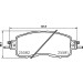 Hella | Bremsbelagsatz, Scheibenbremse | 8DB 355 023-321