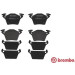 Brembo | Bremsbelagsatz, Scheibenbremse | P 50 032