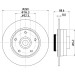 Hella | Bremsscheibe | 8DD 355 126-481 Hella | Bremsscheibe | 8DD 355 126-481