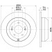 Hella | Bremsscheibe | 8DD 355 116-871