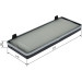 BOSCH 1 987 432 100 Innenraumfilter BOSCH 1 987 432 100 Innenraumfilter
