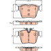 TRW | Bremsbelagsatz, Scheibenbremse | GDB2154 TRW | Bremsbelagsatz, Scheibenbremse | GDB2154