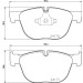 Hella Pagid | Bremsbelagsatz, Scheibenbremse | 8DB 355 012-541