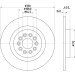 Hella | Bremsscheibe | 8DD 355 116-711 Hella | Bremsscheibe | 8DD 355 116-711