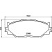 Hella | Bremsbelagsatz, Scheibenbremse | 8DB 355 012-241