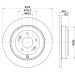 Hella | Bremsscheibe | 8DD 355 122-471