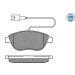 Meyle | Bremsbelagsatz, Scheibenbremse | 025 237 0919/PD Meyle | Bremsbelagsatz, Scheibenbremse | 025 237 0919/PD
