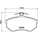 Hella | Bremsbelagsatz, Scheibenbremse | 8DB 355 017-701 Hella | Bremsbelagsatz, Scheibenbremse | 8DB 355 017-701