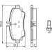 BOSCH | Bremsbelagsatz, Scheibenbremse | 0 986 424 470