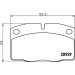 Hella | Bremsbelagsatz, Scheibenbremse | 8DB 355 007-251