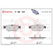 Brembo | Bremsbelagsatz, Scheibenbremse | P 85 127 Brembo | Bremsbelagsatz, Scheibenbremse | P 85 127