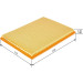 BOSCH 1 457 433 007 Luftfilter