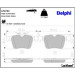 Delphi Bremsbelagsatz, Scheibenbremse LP2763
