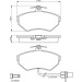 0 986 494 042 Bremsbelagsatz, Scheibenbremse