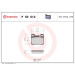 Brembo | Bremsbelagsatz, Scheibenbremse | P 50 012