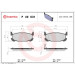 Brembo | Bremsbelagsatz, Scheibenbremse | P 49 031 Brembo | Bremsbelagsatz, Scheibenbremse | P 49 031