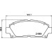 Hella | Bremsbelagsatz, Scheibenbremse | 8DB 355 016-721