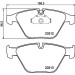 Hella Pagid | Bremsbelagsatz, Scheibenbremse | 8DB 355 015-391