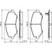 BOSCH | Bremsbelagsatz, Scheibenbremse | 0 986 494 493