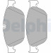 Delphi | Bremsbelagsatz, Scheibenbremse | LP2239