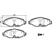 Hella | Bremsbelagsatz, Scheibenbremse | 8DB 355 023-171