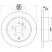 Hella | Bremsscheibe | 8DD 355 118-911