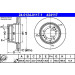 ATE | Bremsscheibe | 24.0124-0117.1 ATE | Bremsscheibe | 24.0124-0117.1