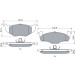 0 986 494 005 Bremsbelagsatz, Scheibenbremse
